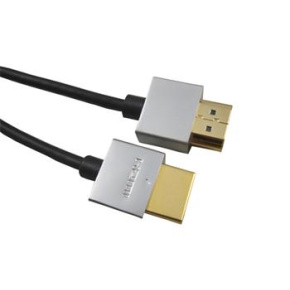 PremiumCord Slim Kábel HDMI+Ethernet, zlac., 1,5m