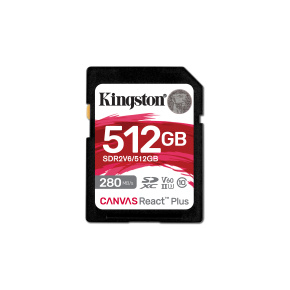 Kingston Canvas React Plus/SDHC/512 GB/UHS-II U3 ??/ Class 10