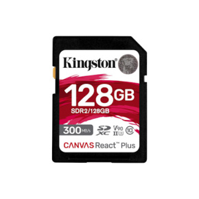 Kingston Canvas React Plus/SDHC/128 GB/300 MBps/UHS-II U3 ??/ Class 10