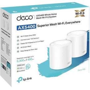 TP-Link AX3000 Smart Home Mesh WiFi6 System Deco X60(2-pack)