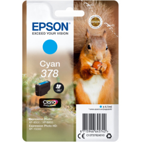 Epson Singlepack Cyan 378 Claria Photo HD Ink
