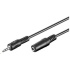 PREMIUMCORD Audio kábel 3,5 mm Jack - Jack predĺženie 10 m (M/F, stereo)