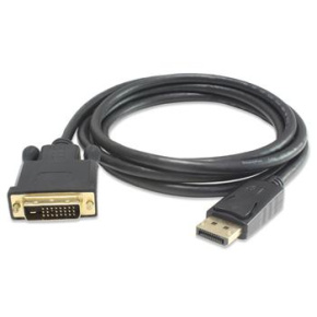 PremiumCord DisplayPort na DVI kábel 5m, tieň. M/M