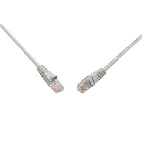 SOLARIX patch kábel CAT6 UTP PVC 3m šedý snag-proof