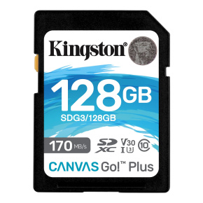 Kingston Canvas Go Plus/SDXC/128 GB/UHS-I U3 / Class 10