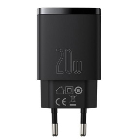 Baseus CCXJ-B01 Compact Quick Nabíjačka USB/USB-C 20W Black