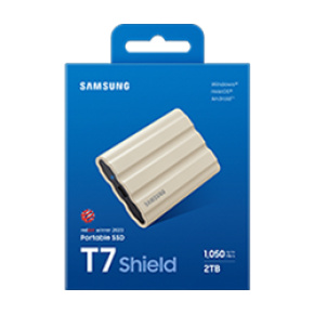 Samsung T7 Shield/2TB/SSD/Externý/2.5''/Béžová/3R