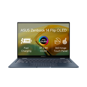 ASUS Zenbook Flip 14 OLED/UP3404VA/i7-1360P/14''/2880x1800/T/16GB/1TB SSD/Iris Xe/W11H/Blue/2R