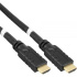 PremiumCord HDMI 4K/60Hz, ethernet, so zosilňovačom, 3x tienená, 2.0 15m