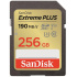 Karta SanDisk SDXC 256 GB Extreme PLUS (R 190 MB/s W130 MB/s Class 10, UHS-I U3 V30)