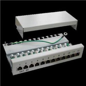 Patch panel Box 12-port Cat5E STP na stenu