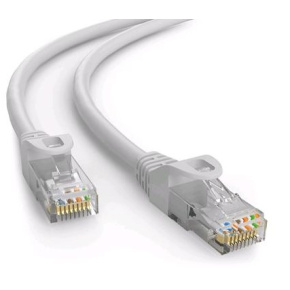 Kábel C-TECH patchcord Cat6e, UTP, šedý, 1m
