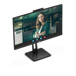 AOC Q27P3CW 27"W IPS LED 2560x1440 20 000 000:1 4ms 350cd HDMI DP USB-C(65W) PIVOT CAM repro