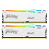 Kingston FURY Beast/DDR5/32GB/6400MHz/CL32/2x16GB/RGB/White