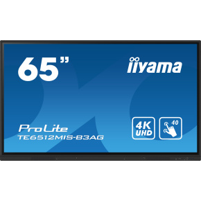 65'' iiyama TE6512MIS-B3AG: IPS, 4K, 40P, USB-C