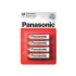 PANASONIC Zinkouhlíkové baterie Red Zinc R6RZ/4BP EU AA 1,5V (Blistr 4ks)