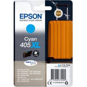 Epson Singlepack Cyan 405XL DURABrite Ultra Ink