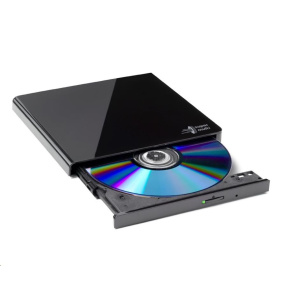 BAZAR - HITACHI LG - externí mechanika DVD-W/CD-RW/DVD±R/±RW/RAM GP57EB40, Slim, Black, box+SW - Poškozený obal (Komplet BAZAR - HITACHI LG - externí mechanika DVD-W/CD-RW/DVD±R/±RW/RAM GP57EB40, Slim, Black, box+SW - Poškozený obal (Komplet