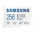 Samsung EVO Plus/micro SDXC/256GB/UHS-I U3 / Class 10/+ Adaptér/Bílá