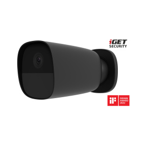 iGET SECURITY EP26 Black - WiFi batériová FullHD kamera, IP65, zvuk, samostatná a pre alarm M5-4G CZ