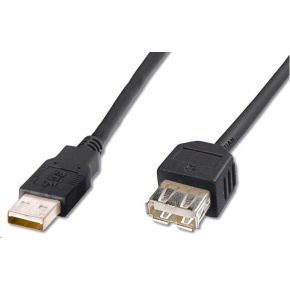 Kábel USB PREMIUMCORD 2.0 A-A 0,2 m (20 cm) predĺženie (M/F)