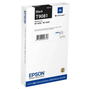 Čierna atramentová kazeta EPSON WorkForce-WF-6xxx XL Black 100 ml