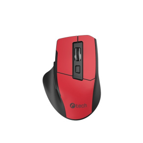 C-TECH Ergo WLM-05/Ergonomická/Optická/Bezdrôtová USB/Červená