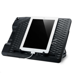 Chladiaci podstavec Coolermaster ErgoStand III pre notebooky do 17", USB hub, 23cm fan, čierny