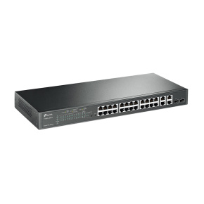 TP-Link SL2428P 24x10/100Mbps+4xGb smart switch, 250W POE+ Omada SDN