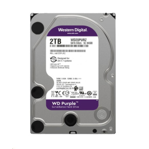 BAZAR - WD PURPLE WD23PURZ 2TB, SATA III 3.5", 64MB, 175MB/s, Low Noise, CMR