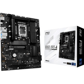 ASRock MB Sc LGA1851 B860 Pro-A, Intel B860, 4xDDR5, 1xDP, 1xHDMI, ATX