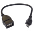 PremiCord USB kab redukcia A/fem-MicroUSB/mal20cm