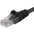 PremiumCord Patch kábel UTP RJ45-RJ45 CAT6 3m čierna