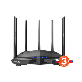 Tenda AC11 WiFi AC Router 1200Mbps, 1x GWAN, 3x GLAN, VPN server/klient, WISP, Repeater, 5x 6 dBi