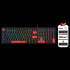 A4tech Bloody Klávesnice S510R, herní klávesnice, mechanická, drátová, Red Switch, CZ/SK, Černá