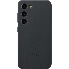 Samsung koženný zadný kryt EF-VS911L pre Galaxy S23, čierny