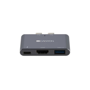 Canyon DS-1, Thunderbolt 3 Docking Station, 3 porty, 1xThunderbolt 3+1xUSB3.0+1xHDM