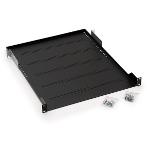 19'' polica A1 s perforáciou 650mm, max.40kg čierna