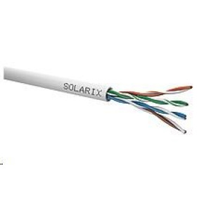 Instal. kabel Solarix CAT5e UTP PVC 305m/box drát