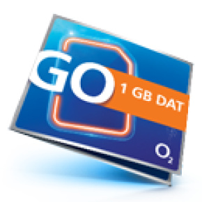 O2 Predplatená karta GO 1GB DAT