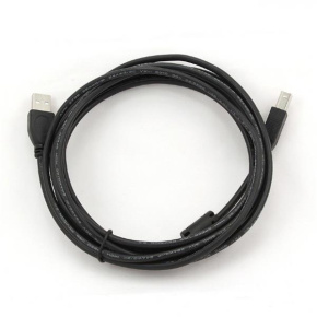 Gembird kábel USB 2.0 AM na USB 2.0 BM, prémiový, 3m, čierny