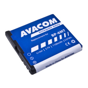 Batéria AVACOM GSNO-BP6MT-S1100A do mobilu Nokia E51, N81, N81 8GB, N82, Li-Ion 3,6 V 1100mAh