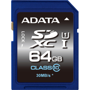 ADATA/SDXC/64GB/UHS-I U1 / Class 10