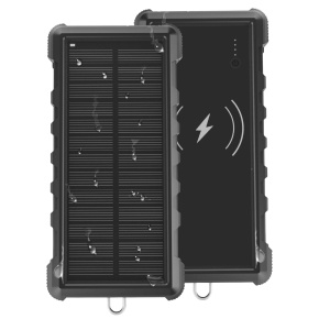 Solárna powerbanka VIKING W24W 24000mAh, QC3.0, bezdrôtové nabíjanie