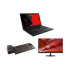 Notebook Lenovo ThinkPad T480 + Lenovo ThinkPad Ultra Dock (Type 40AJ) 135W Adapter + Lenovo ThinkVision T27i-10 27" IPS NEW Monitor - Repas