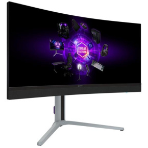 Lorgar 34MP1, zakrivený herný monitor 34´´, UWQHD 3440x1440, 1 000 000:1, 1ms, 1000cd, HDMI, DP, USB-C(90W), 2.1 repro