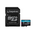 Kingston MicroSDXC karta 512GB Canvas Go! Plus, R:170/W:90MB/s, Class 10, UHS-I, U3, V30, A2 + Adaptér