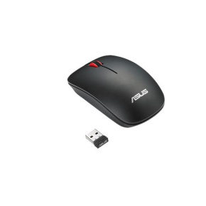ASUS WT300/Cestovní/Optická/1 600DPI/Bezdrátová USB/Černá-červená
