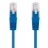 Kábel C-TECH patchcord Cat5e, UTP, modrý, 1m