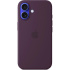 iPhone 16 Plus Silicone Case with MS - Plum